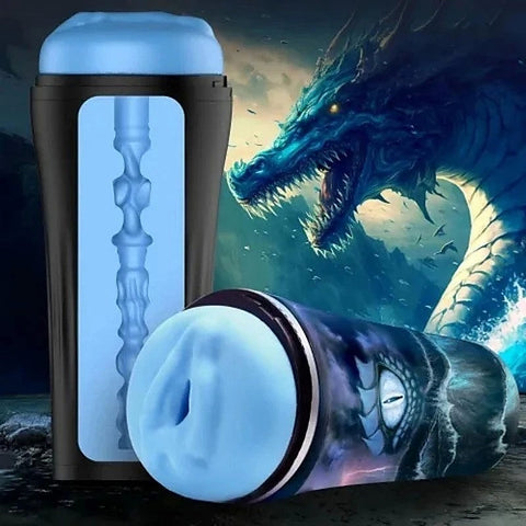 Pussidon Sea Monster Men's Customizable Stroker by XR Brands - Masturbators and Strokers