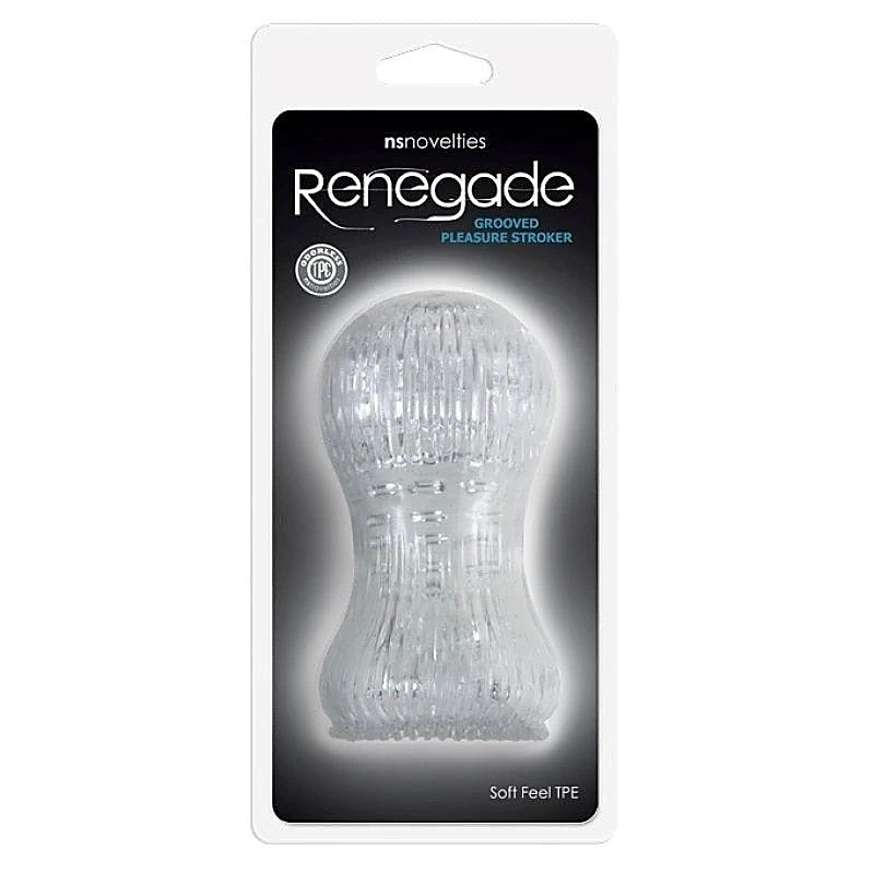 Renegade Grooved Pleasure Stroker by NS Novelties - Masturbators and Strokers
