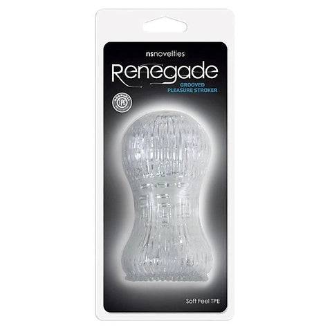 Renegade Grooved Pleasure Stroker by NS Novelties - Masturbators and Strokers