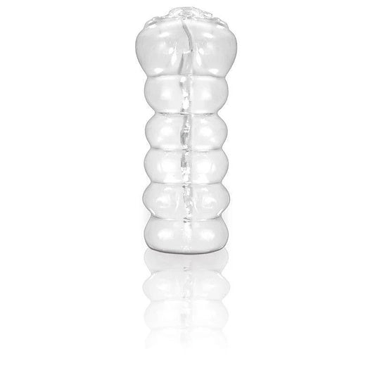 Pipedream Extreme Clear-Leader Snatch Mens Masturbator - Masturbators and Strokers