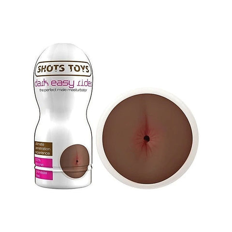 Professional Dark Easy Rider by Shots Toys - Masturbators and Strokers