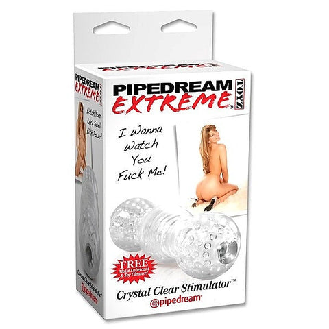 Extreme Crystal Clear Realistic Male Stimulator - Masturbators and Strokers