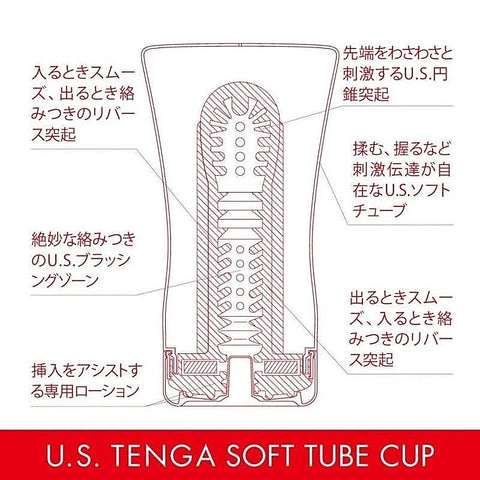 Soft Tube Cup by Tenga - Masturbators and Strokers