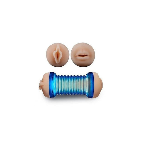Cum Explosion 8 Inch Dual Pleasure Masturbator - Fleshlight Male Masturbators