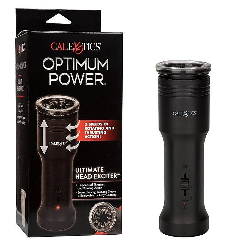 Optimum Power Ultimate Head Exciter Stroker - Masturbators and Strokers