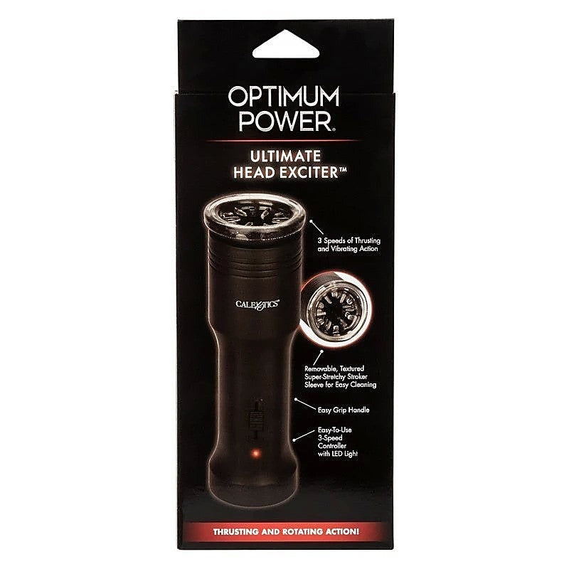 Optimum Power Ultimate Head Exciter Stroker - Masturbators and Strokers