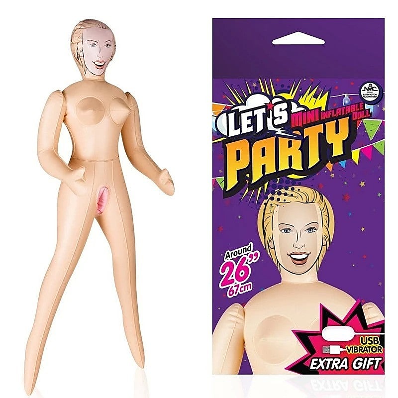 Let's Party Mini Vibrating Doll Taylar by NANMA - Love Dolls