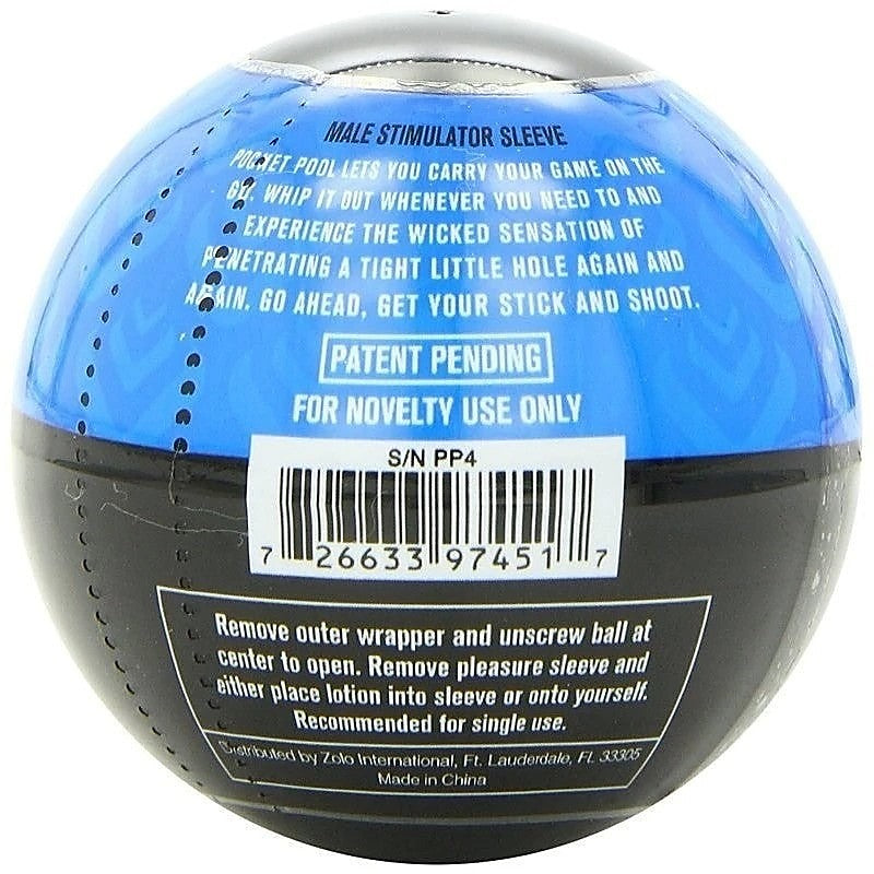 Zolo Pocket Pool Single Corner Pocket by Xgen Products - Masturbators and Strokers