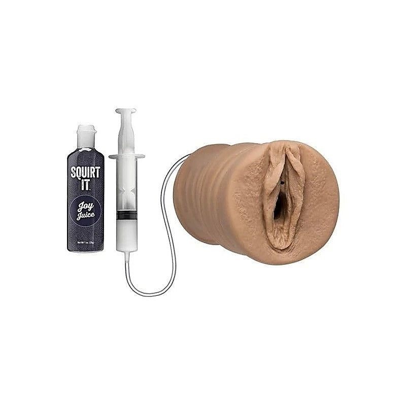 Squirt It Squirting Realistic Pussy Stroker by Doc Johnson - Masturbators and Strokers