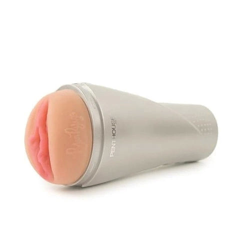 Penthouse Deluxe Cyberskin Vibrating Stroker by Topco - Masturbators and Strokers