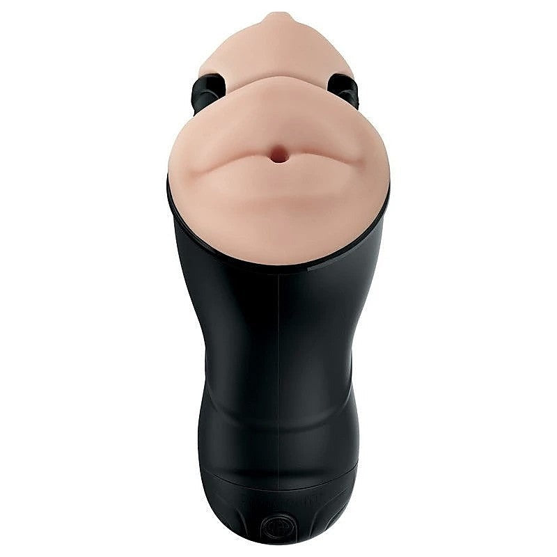 PDX Elite Double Penetration Vibrating Male Stroker - Masturbators and Strokers