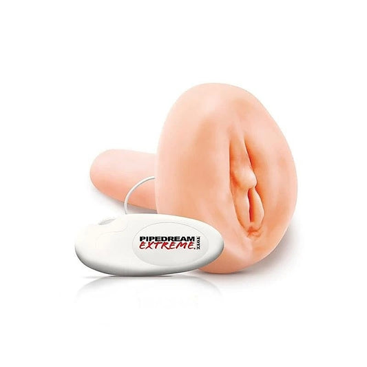 Pipedream Extreme Vibrating Freshman Fuckhole Stroker - Masturbators and Strokers