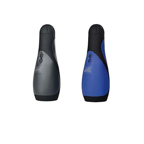 Apollo Power Vibrating Male Stroker Blue - Masturbators and Strokers