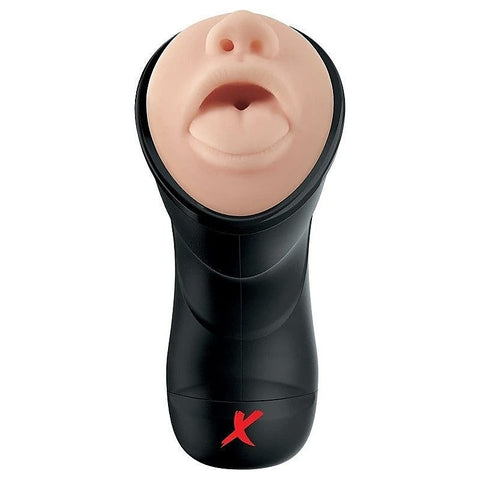 PDX Elite Deep Throat Vibrating Stroker - Masturbators and Strokers