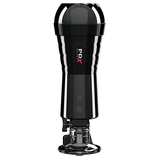 PDX Elite Cock Compressor Vibrating Male Stroker - Masturbators and Strokers