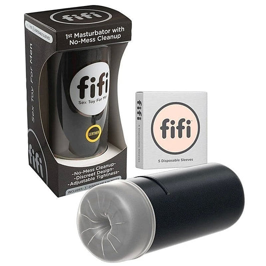 Fifi Leather with 5 Sleeves - Masturbators and Strokers