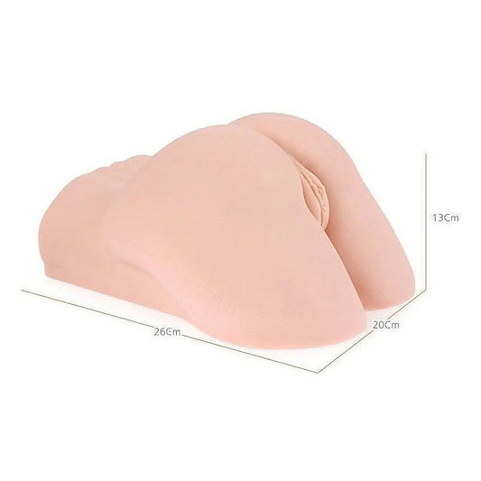 Kokos Real Hip Hera Masturbator with Two Way Massager - Realistic Butts And Vaginas