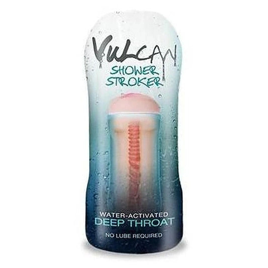 Cyberskin H2O Vulcan Shower Stroker Deep Throat - Masturbators and Strokers