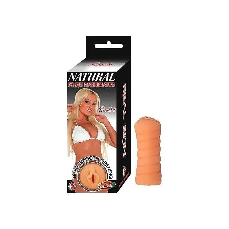 Natural Pocket Masturbator Scarlett by Nasstoys - Masturbators and Strokers