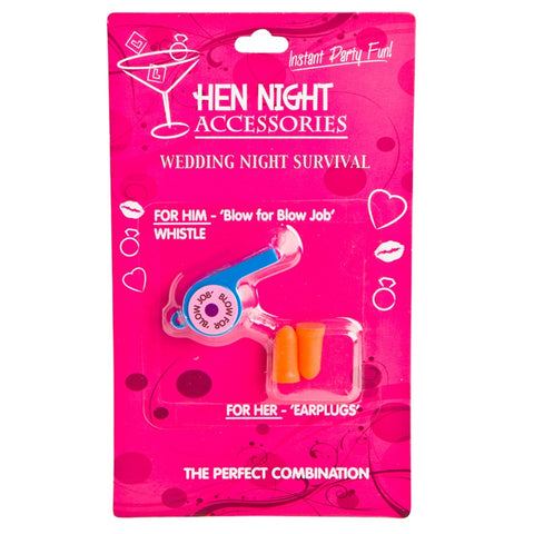 Seven Creations Hen Night FOR HIM Blow For Blow Job Whitsle - Party Gifts and Novelties