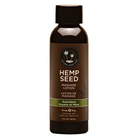 Earthly Body Hemp Seed Scented Adult Massage Lotion 59 ml - Massage Oils and Lubricants