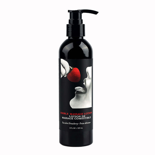 Earthly Body Edible Flavoured Deep Moisturising Massage Lotion 237 ml Massage Oils and Lubricants