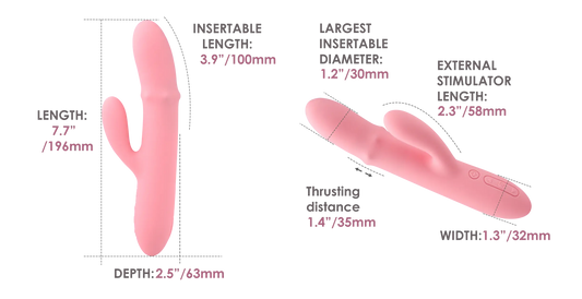 Svakom Mora Neo Rabbit Vibrator With Thrusting Beads - Rabbit Vibrators