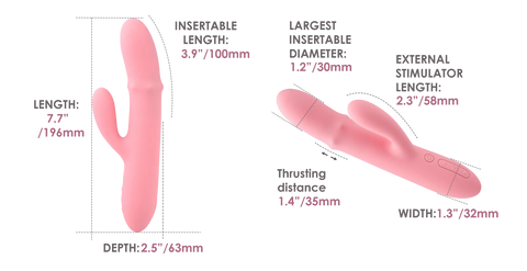 Svakom Mora Neo Rabbit Vibrator With Thrusting Beads - Rabbit Vibrators