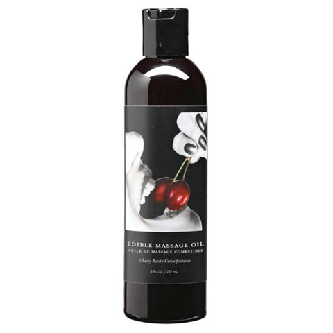 Earthly Body Edible Spa Quality Flavoured Massage Oil 237 ml - Massage Oils and Lubricants