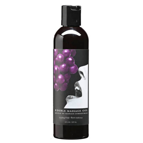 Earthly Body Edible Spa Quality Flavoured Massage Oil 237 ml - Massage Oils and Lubricants