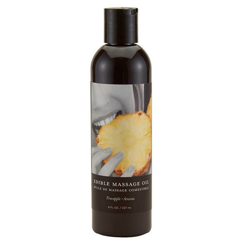 Earthly Body Edible Spa Quality Flavoured Massage Oil 237 ml - Massage Oils and Lubricants