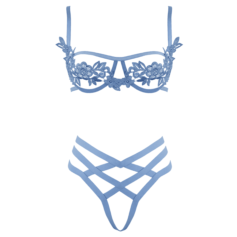 Muse Lingerie Sexy Fetish Bra and Panty Set Small Her Fetish