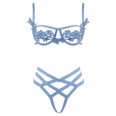 Muse Lingerie Sexy Fetish Bra and Panty Set - Her Fetish