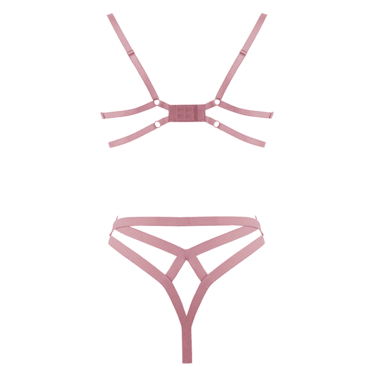 Muse Open Cup Bra With Embroidered Floral Applique Her Fetish