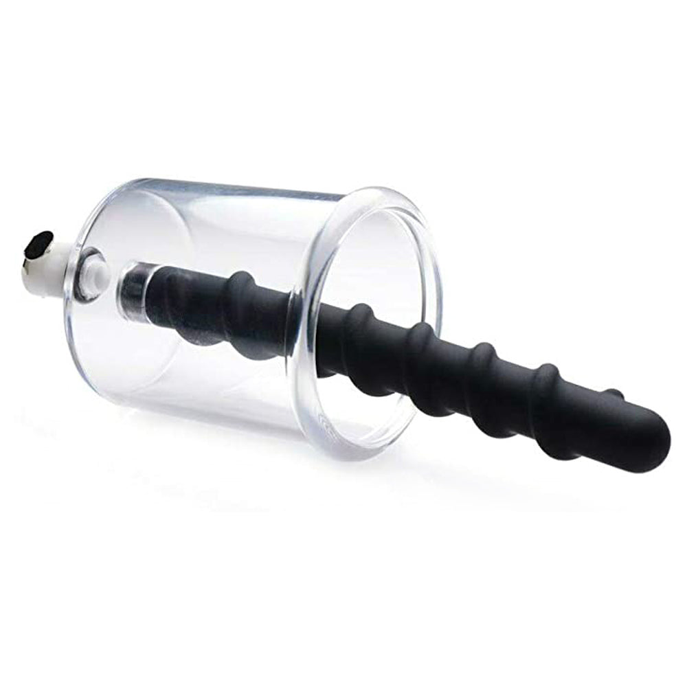 BDStyle Rosebud Driller Cylinder with Silicone Swirl Anal Plug Anal Beads and Balls