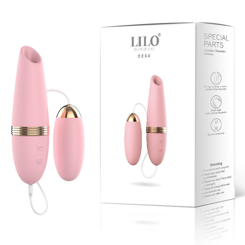 Lilo 6 Functions Magic Sucker Clitoris Vibrator Clit Ticklers and Pulsators