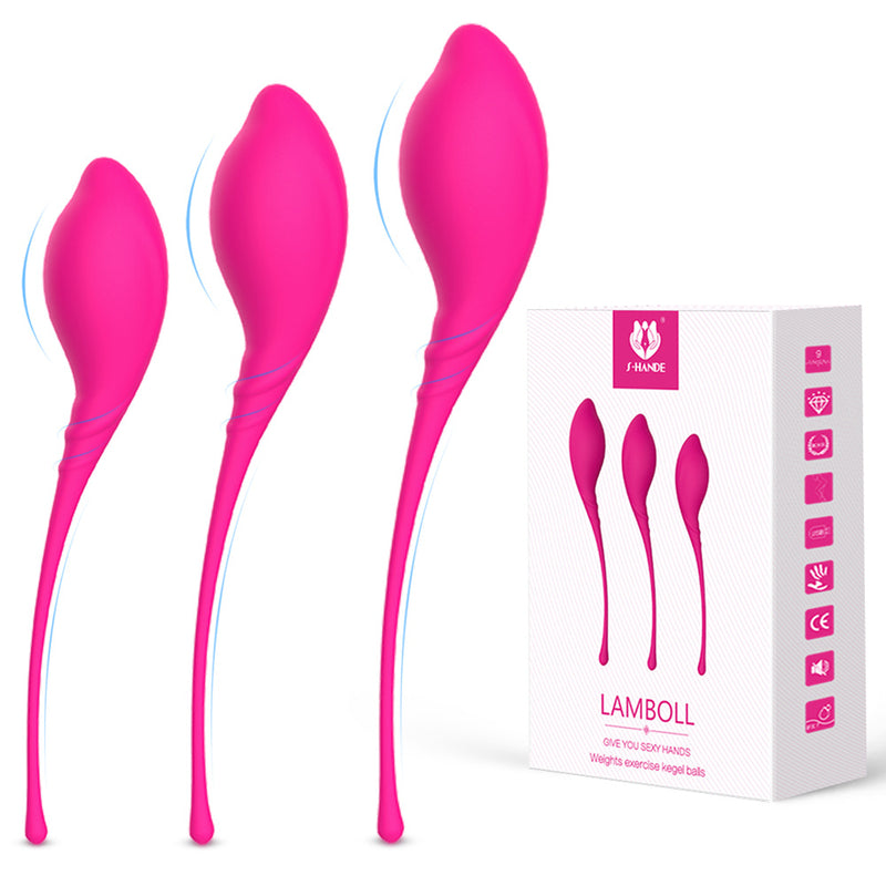 S-Hande Lamboll Kegel Vaginal Excerciser Kit Love Eggs and Kegel Exercisers