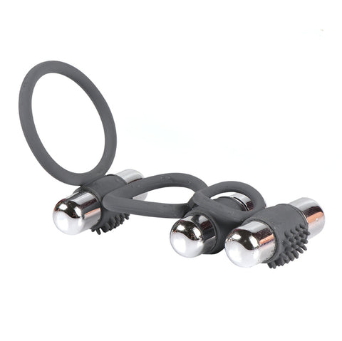 BDStyle Three Ring 7 Model Vibration Cock Ring - Vibrating Cock Rings