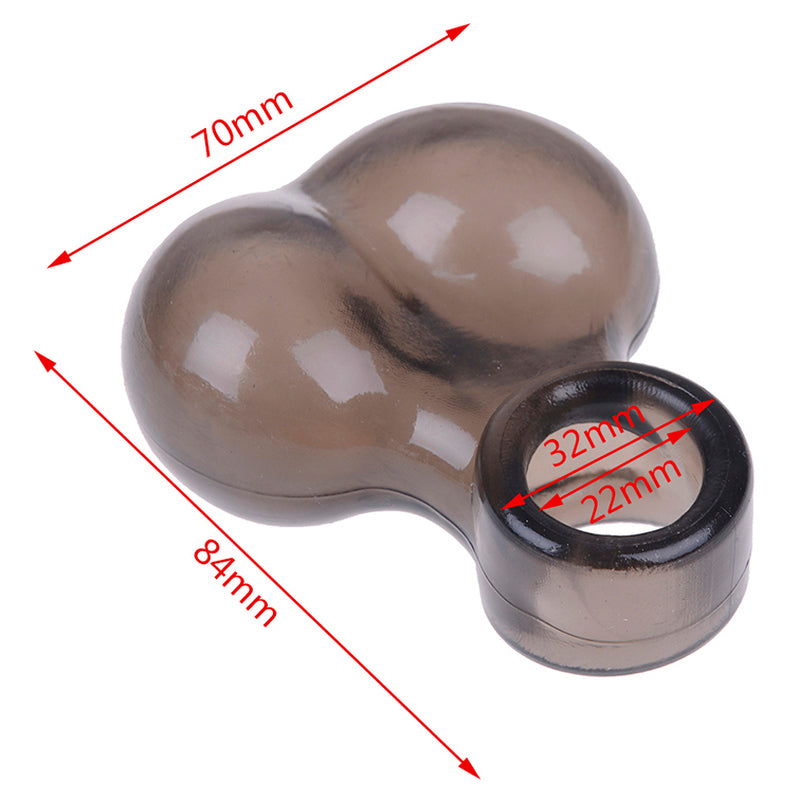 BDStyle Soft Scrotum Erection Enhancer Penis Sleeve Ball and Cock Toys