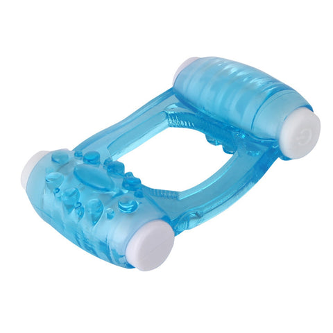 BDStyle Double Moto Adjustable Vibrating Cock Ring - Vibrating Cock Rings