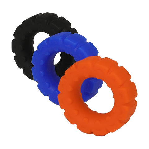 BDStyle Tread Ultimate Tire Silicone Cock Ring - Stretchy Cock Rings