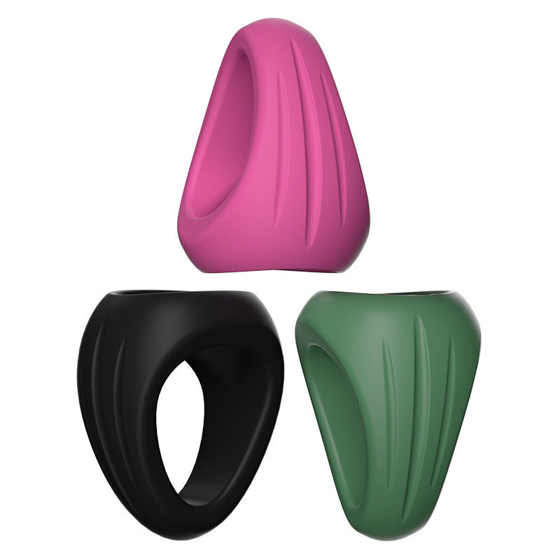 BDStyle 3 in 1 Stretchy Silicone Penis Ring Stretchy Cock Rings