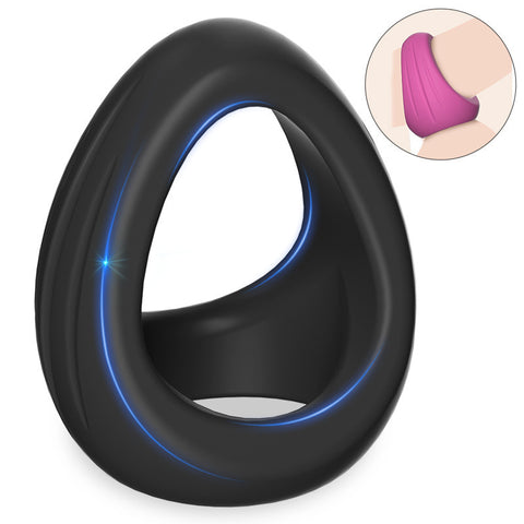 BDStyle 3 in 1 Stretchy Silicone Penis Ring - Stretchy Cock Rings
