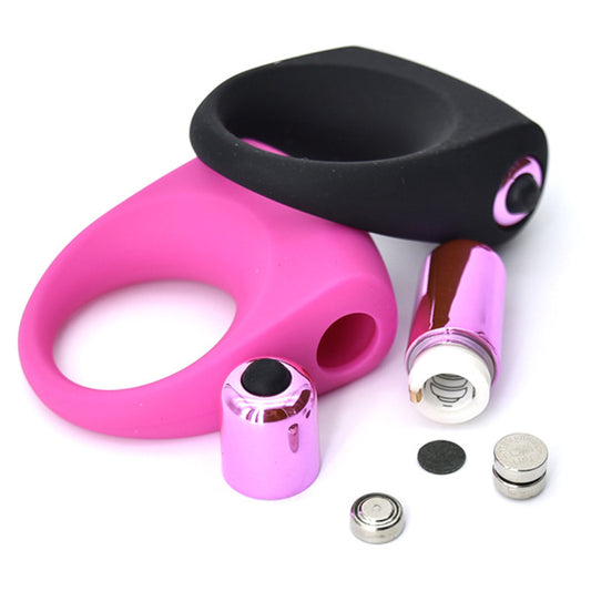 BDStyle One Speeds Vibration Silicone Cock Ring - Vibrating Cock Rings