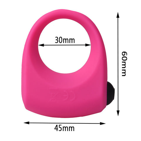 BDStyle One Speeds Vibration Silicone Cock Ring - Vibrating Cock Rings