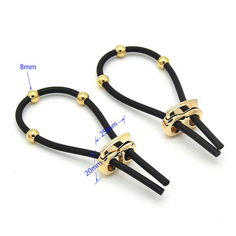 Cock Ball and Frenulum Electrostimulator Ties - Electro Sex