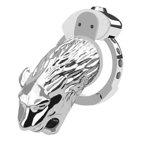 BDStyle Tiger Male Chastity Cock Cage With Adjustable Ring - Male Chastity