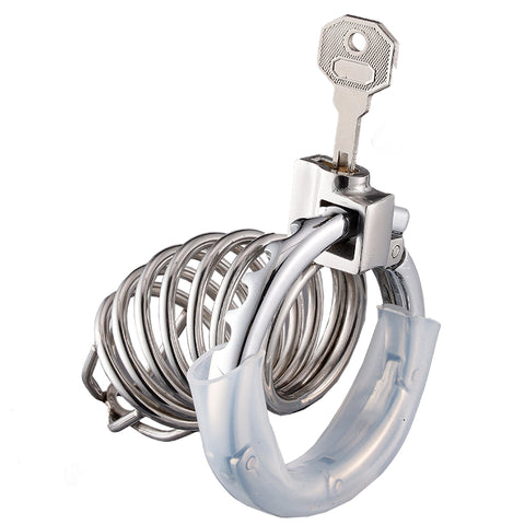 BDStyle Beginner Cage Adjustable Metal Bird Cock Cage - Male Chastity