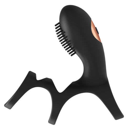 Mannuo Kayla 10 Functions Vibrating Mens Penis Ring - Vibrating Cock Rings