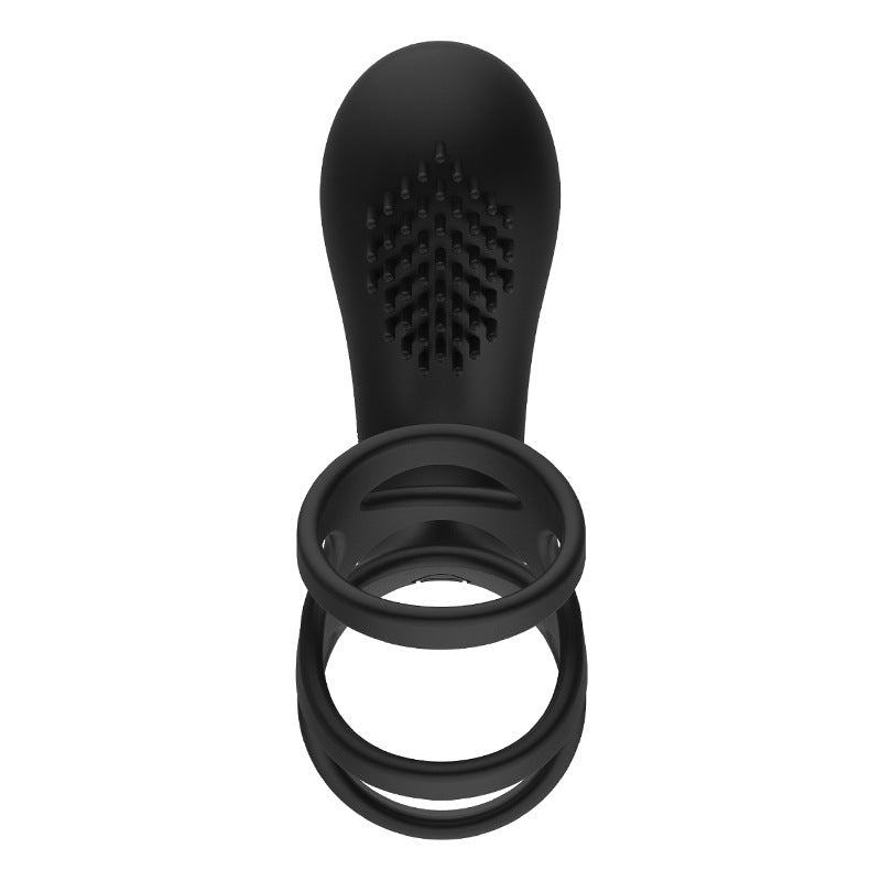 Mannuo Kayla 10 Functions Vibrating Mens Penis Ring Vibrating Cock Rings